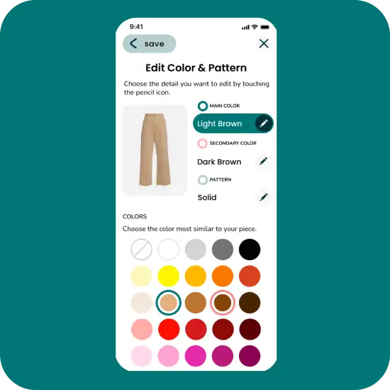 edit the color