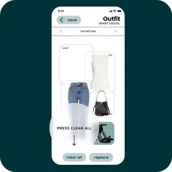 press clear all