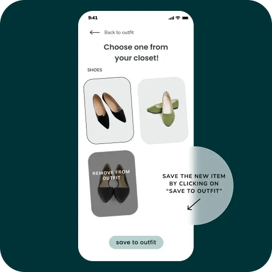 press save to outfit