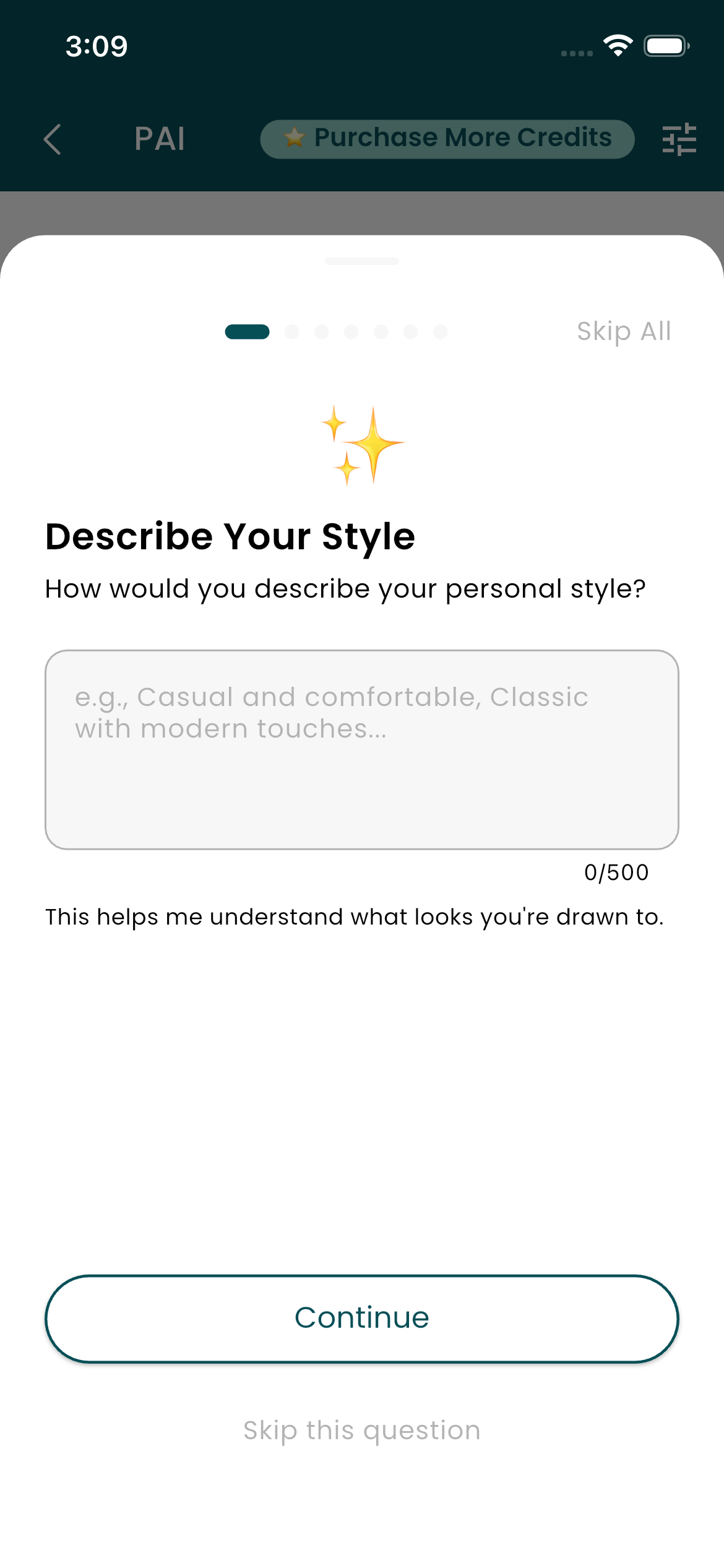 Style Onboarding